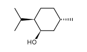 cis-2-isopropyl-5-methylcyclohexan-1-ol Structure