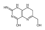 6-Pteridinemethanol, 2-amino-7,8-dihydro-4-hydroxy- Structure