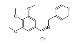N-(4-Pyridylmethyl)-3,4,5-trimethoxybenzamide结构式