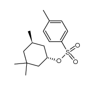 trans-3.3.5-Trimethyl-cyclohexanol-(1)-p-toluolsulfonat Structure