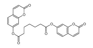 bis(2-oxochromen-7-yl) heptanedioate结构式