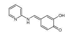 1,2-Benzenediol, 4-[(2-pyridinylimino)methyl]- (9CI) Structure
