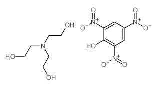 2-(bis(2-hydroxyethyl)amino)ethanol; 2,4,6-trinitrophenol Structure
