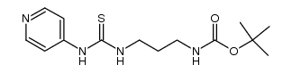 t-Butyl 3-{[(4-pyridylamino)carbothioyl]amino}propylcarbamate Structure