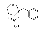 2-(1-benzylcyclohex-2-en-1-yl)acetic acid结构式