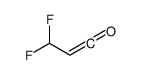 3,3-difluoroprop-1-en-1-one Structure