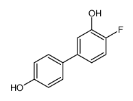 2-fluoro-5-(4-hydroxyphenyl)phenol结构式
