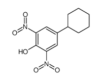 4-cyclohexyl-2,6-dinitrophenol structure