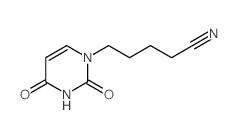 5-(2,4-dioxopyrimidin-1-yl)pentanenitrile Structure