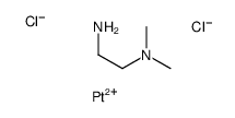N',N'-dimethylethane-1,2-diamine,platinum(2+),dichloride Structure