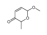 2-methoxy-6-methyl-2H-pyran-5-one Structure