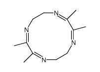 2,3,8,9-tetramethyl-1,4,7,10-tetrazacyclododeca-1,3,7,9-tetraene结构式