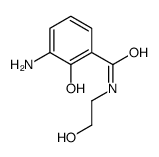3-Amino-2-hydroxy-N-(2-hydroxyethyl)benzamide Structure