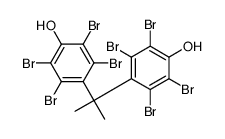 2,3,5,6-tetrabromo-4-[2-(2,3,5,6-tetrabromo-4-hydroxyphenyl)propan-2-yl]phenol结构式