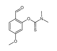 dimethylthiocarbamic acid O-(2-formyl-5-methoxyphenyl) ester Structure