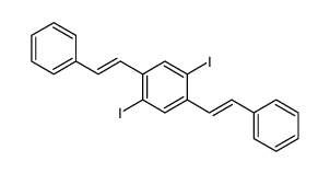 1,4-diiodo-2,5-bis(2-phenylethenyl)benzene结构式