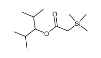 2,4-dimethyl-3-pentyl α-trimethylsilanylacetate结构式