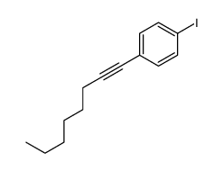 1-iodo-4-oct-1-ynylbenzene结构式