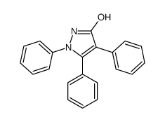 2,3,4-triphenyl-1H-pyrazol-5-one结构式