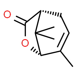 (1R,5S)-4,8,8-Trimethyl-6-oxabicyclo[3.2.1]oct-3-en-7-one Structure