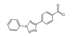 5-(4-nitrophenyl)-2-phenyltetrazole结构式