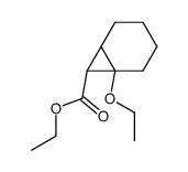 ethyl 1-ethoxybicyclo[4.1.0]heptane-7-carboxylate结构式