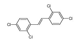 trans-2,2',4,4'-tetrachlorostilbene结构式
