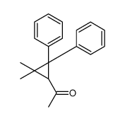 1-(2,2-dimethyl-3,3-diphenylcyclopropyl)ethanone结构式