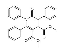 1,3,6-triphenyl-4,5-bis(methoxycarbonyl)-2(1H)-pyridinone结构式