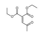 diethyl 2-(2-oxopropylidene)propanedioate Structure