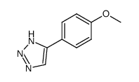 4-(4-Methoxyphenyl)-1H-1,2,3-triazole结构式