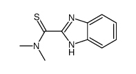 N,N-dimethyl-1H-benzimidazole-2-carbothioamide结构式