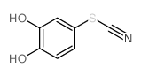 4-thiocyanatobenzene-1,2-diol Structure