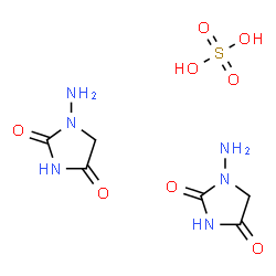 bis(1-aminoimidazolidine-2,4-dione) sulphate structure