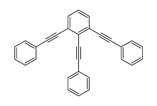1,2,3-tris(2-phenylethynyl)benzene Structure