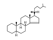 5α-Cholesta-14-ene structure