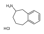 6,7,8,9-tetrahydro-5H-benzo[7]annulen-6-ylazanium,chloride结构式