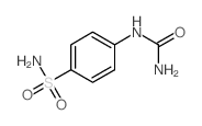 Benzenesulfonamide, 4-[(aminocarbonyl)amino]- Structure