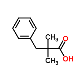 2,2-Dimethyl-3-phenylpropanoic acid structure