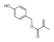 (4-hydroxyphenyl)methyl 2-methylprop-2-enoate Structure
