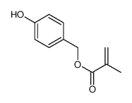 (4-hydroxyphenyl)methyl 2-methylprop-2-enoate结构式