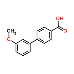 3'-methoxy-biphenyl-4-carboxylic acid Structure