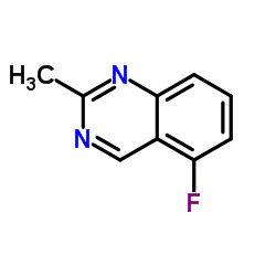 5-氟-2-甲基喹唑啉结构式