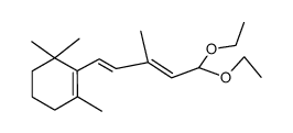 β-Jonyliden-acetaldehyd-diethylacetal Structure