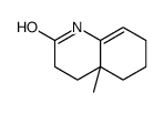 4a-methyl-1,3,4,5,6,7-hexahydroquinolin-2-one结构式