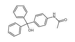 N-(4-(hydroxydiphenylmethyl)phenyl)acetamide结构式