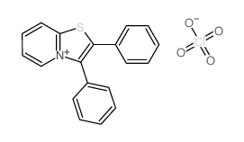 2,3-diphenyl-[1,3]thiazolo[3,2-a]pyridin-4-ium,perchlorate Structure