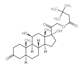 [2-[(5S,8S,9S,10S,11S,13S,14S,17R)-11,17-dihydroxy-10,13-dimethyl-3-oxo-2,4,5,6,7,8,9,11,12,14,15,16-dodecahydro-1H-cyclopenta[a]phenanthren-17-yl]-2-oxo-ethyl] 3,3-dimethylbutanoate picture