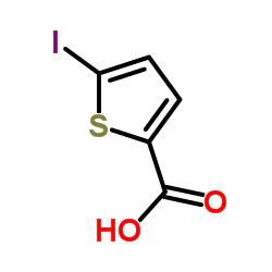 5-碘-噻吩-2-羧酸结构式