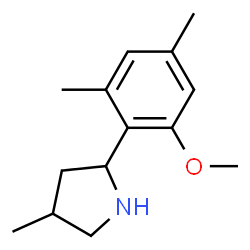 Pyrrolidine, 2-(2-methoxy-4,6-dimethylphenyl)-4-methyl- (9CI)结构式